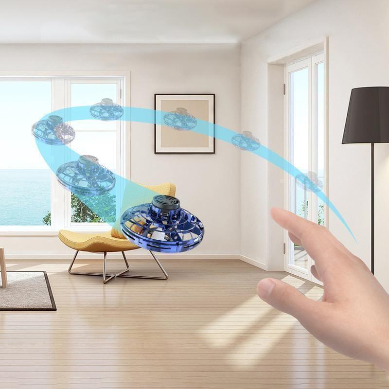 Durable mini drone helicopter, an interactive flying toy ideal for kids' indoor fun.