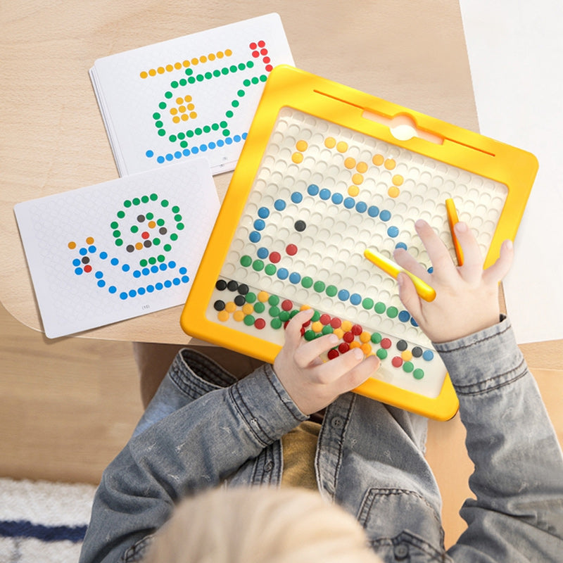 MiniMaster magnetic drawing board, perfect kids' activity pad. Encourages fine motor skills & early learning.