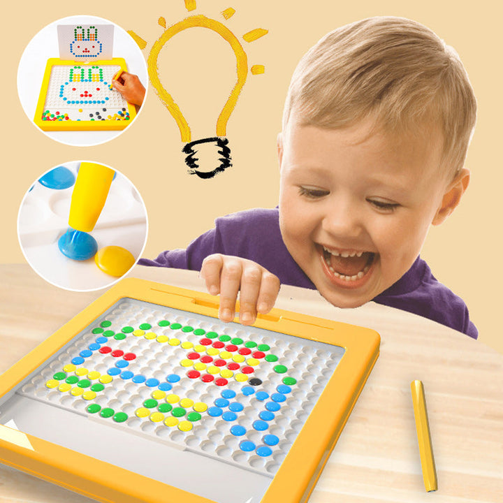 Magnetic drawing board for kids, MiniMaster. Develops fine motor skills, a perfect educational & creative play toy.