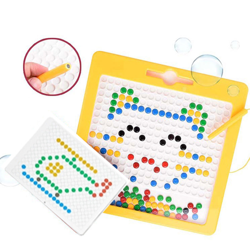 MiniMaster magnetic drawing board for kids. Engage in creative play, a portable educational toy for toddlers.