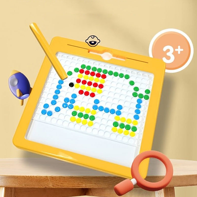 Bright MiniMaster magnetic drawing board, an interactive educational toy for kids, enhancing fine motor skills.