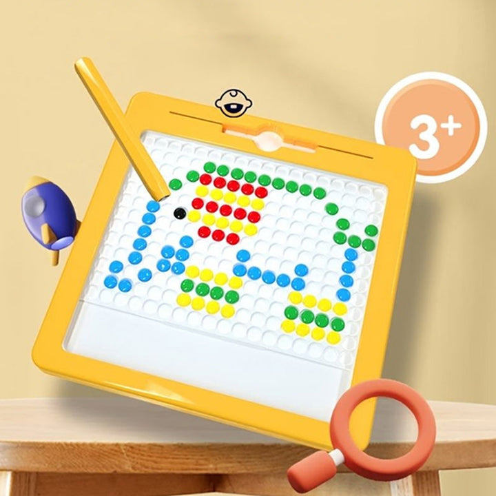 Bright MiniMaster magnetic drawing board, an interactive educational toy for kids, enhancing fine motor skills.