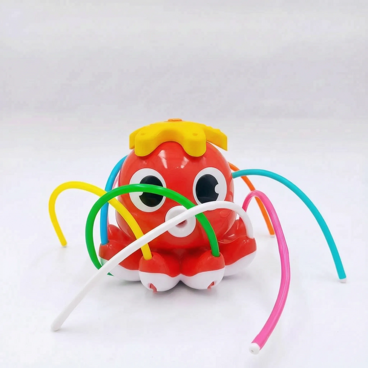 Outdoor kids' octopus sprinkler: Durable outdoor octopus water sprinkler toy, perfect for children's water play & backyard entertainment.