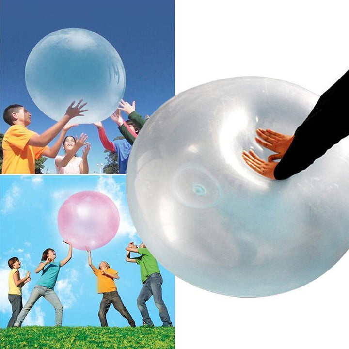 Durable inflatable bubble ball, perfect outdoor toy for kids' summer play & family games.