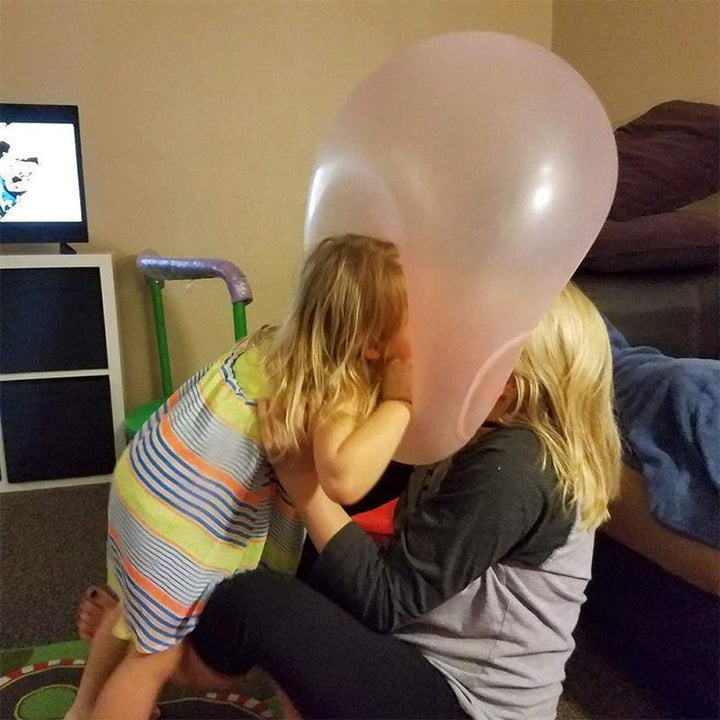 Reusable inflatable bubble ball, a giant tear-resistant outdoor toy for kids' summer fun.