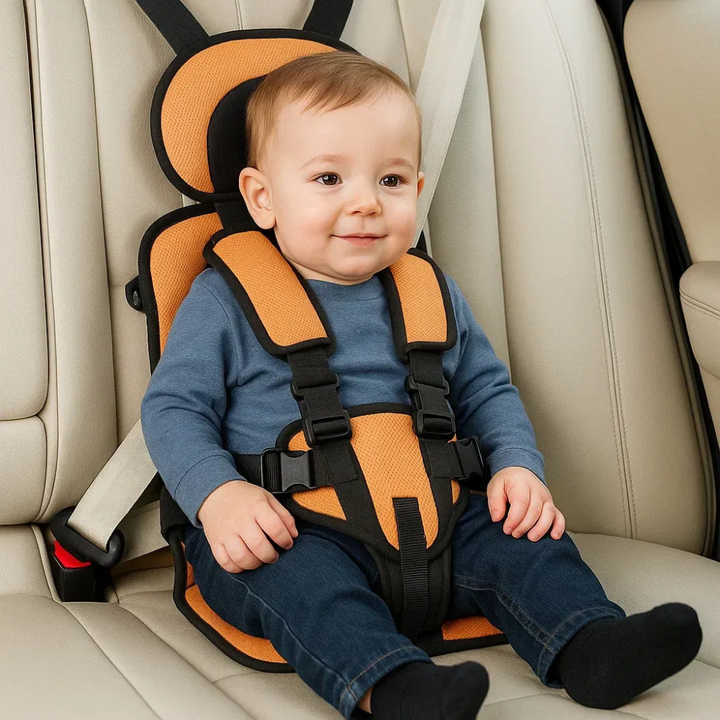 Compact booster seat alternative: portable child car seat harness. Easy to install travel safety for kids.