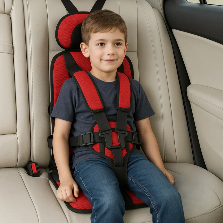 Quick-setup portable child car seat harness. Reliable travel restraint & safety gear for kids on the go.