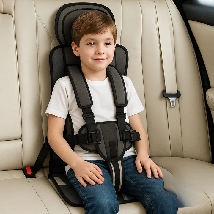 Lightweight portable car seat harness, designed for travel safety. Secure child restraint for peace of mind.