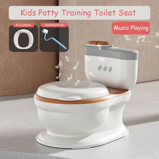 Kids' learning PottyPal training seat. Comfortable toddler toilet helps build independence with fun features.