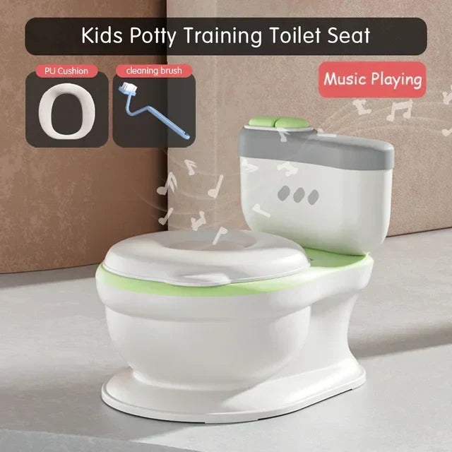 Durable PottyPal training seat, a kids' bathroom essential. Comfortable design for toddlers. Fun for successful training.