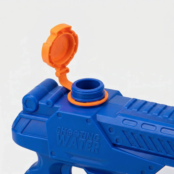 Powerful pump-action water toy for kids, perfect for summer outdoor water play & backyard fun. Children's blaster.