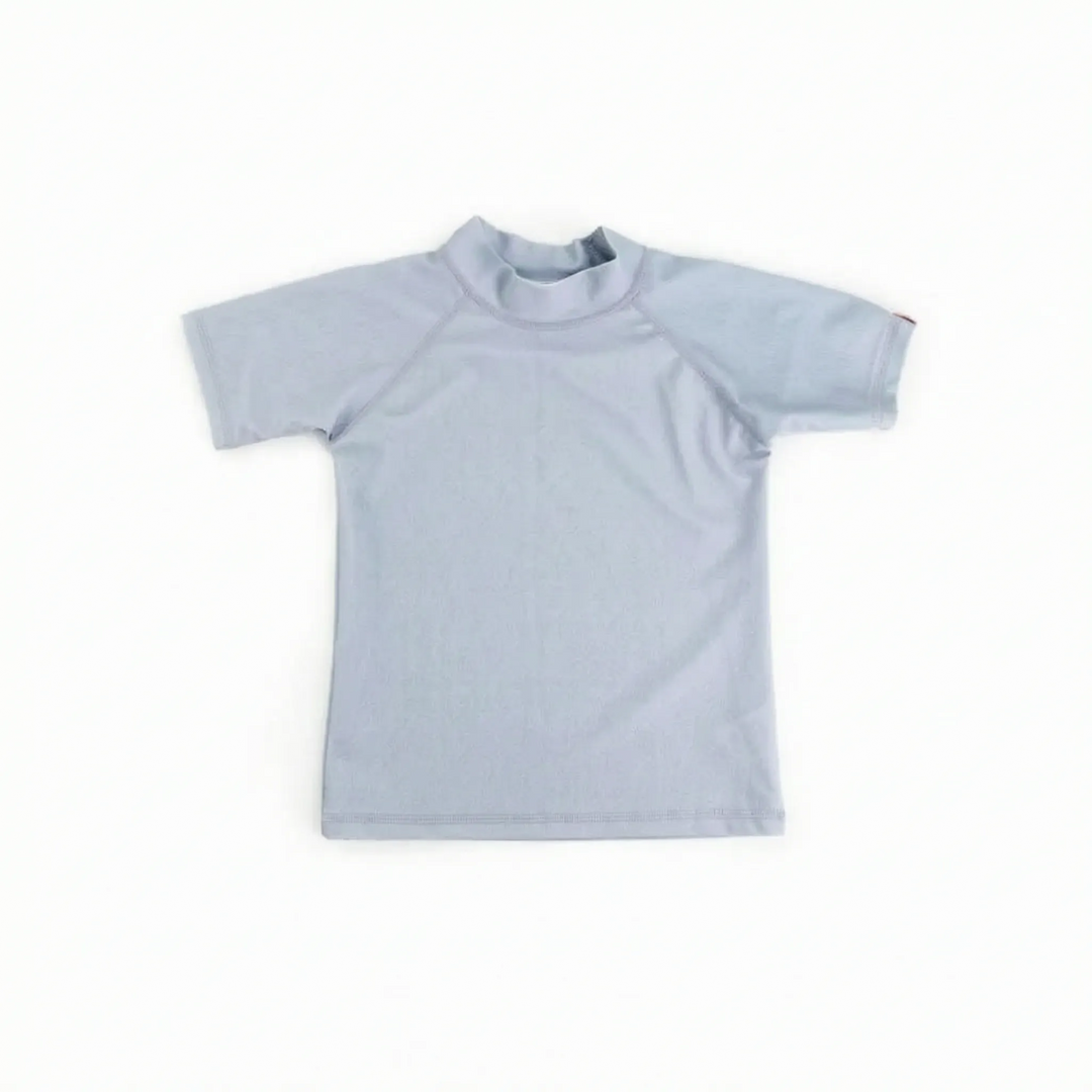 Children's active swimwear: quick-dry short-sleeve rash guard with UPF 50+ sun protection.