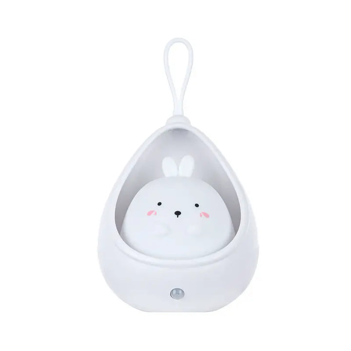 Interactive animal night light, rechargeable PurrLight with motion sensor, a fun children's lamp.