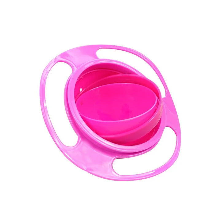 Ultimate mess-free gyro bowl. Spill-proof snack container, a must-have for baby supplies.