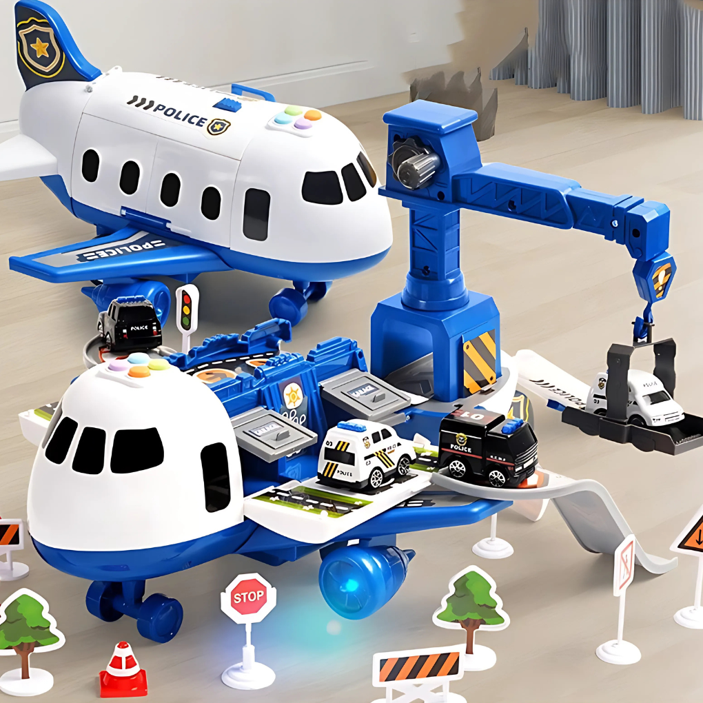 Kids' transforming toy airplane, multi-mode deformable plane. Stimulates imaginative play. A great children's gift.