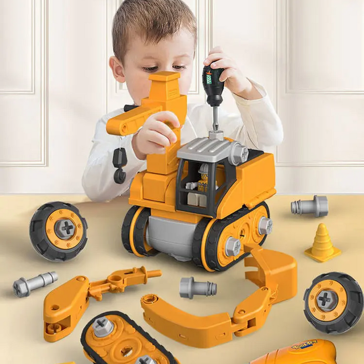 Educational ABS plastic construction playset for kids, fostering child development & creative building skills.