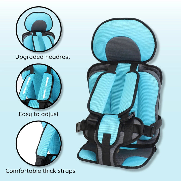 Durable fabric & ergonomic design of kids' ultimate safety car cushion seat for long-lasting comfort.