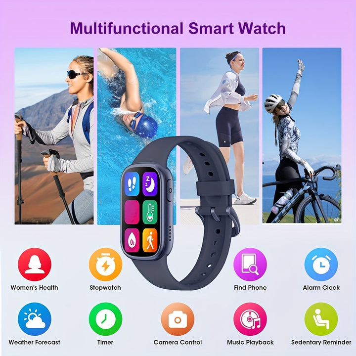 Pink waterproof smartwatch for girls, a durable activity tracker & communication device gift.