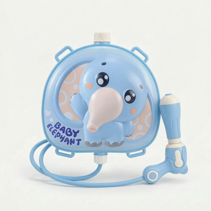 Lightweight kids' water gun backpack, perfect for beach days, pool parties, or backyard water battles.