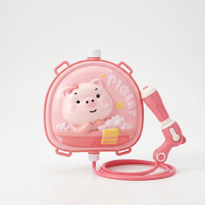 Fun animal-themed backpack water gun toy for children, ideal for beach & backyard water fights.
