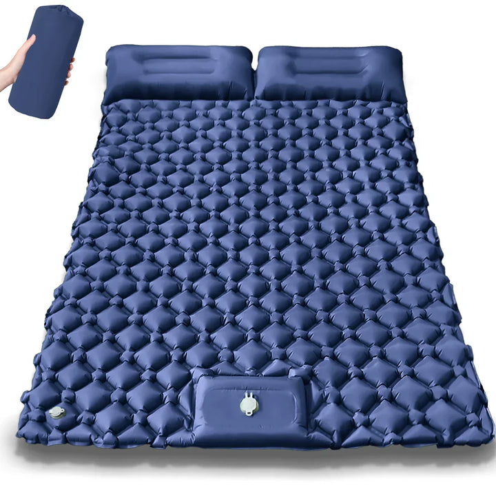 Kieran Double Inflatable Camping Mattress, extra-wide for comfortable sleep