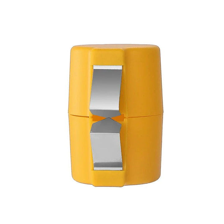 Innovative mess-free egg cracker kitchen gadget, simplifying egg opening for cooking and baking tasks.