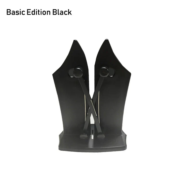 Versatile triple-action knife sharpener with adjustable angles for all your kitchen cutlery.