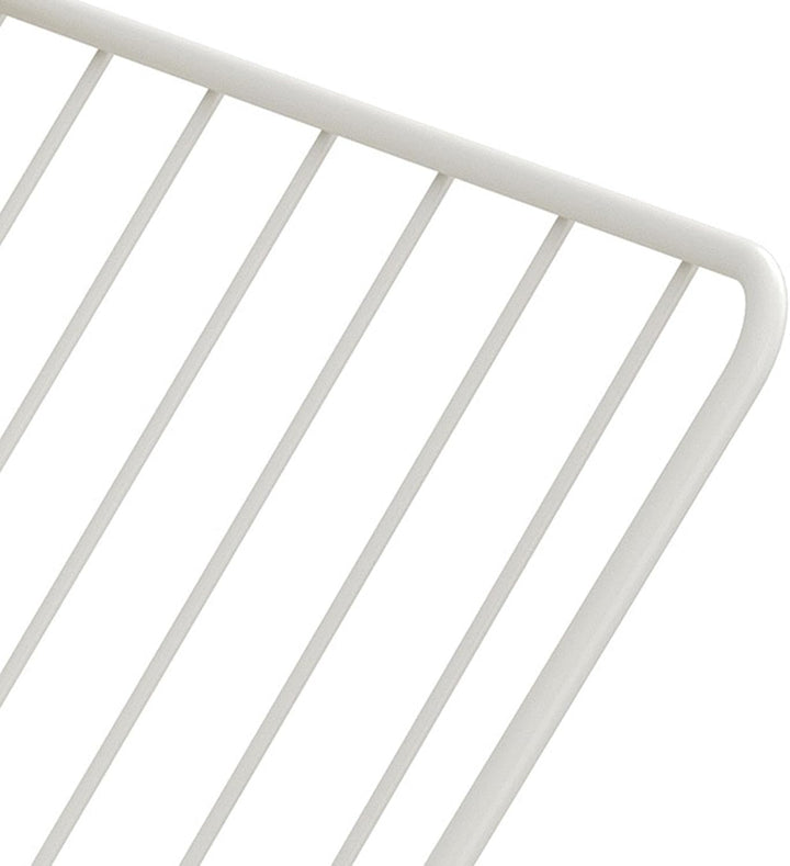 Klvra kitchen organizer: a 2-tier folding dish drying rack with a sturdy detachable water collection tray.
