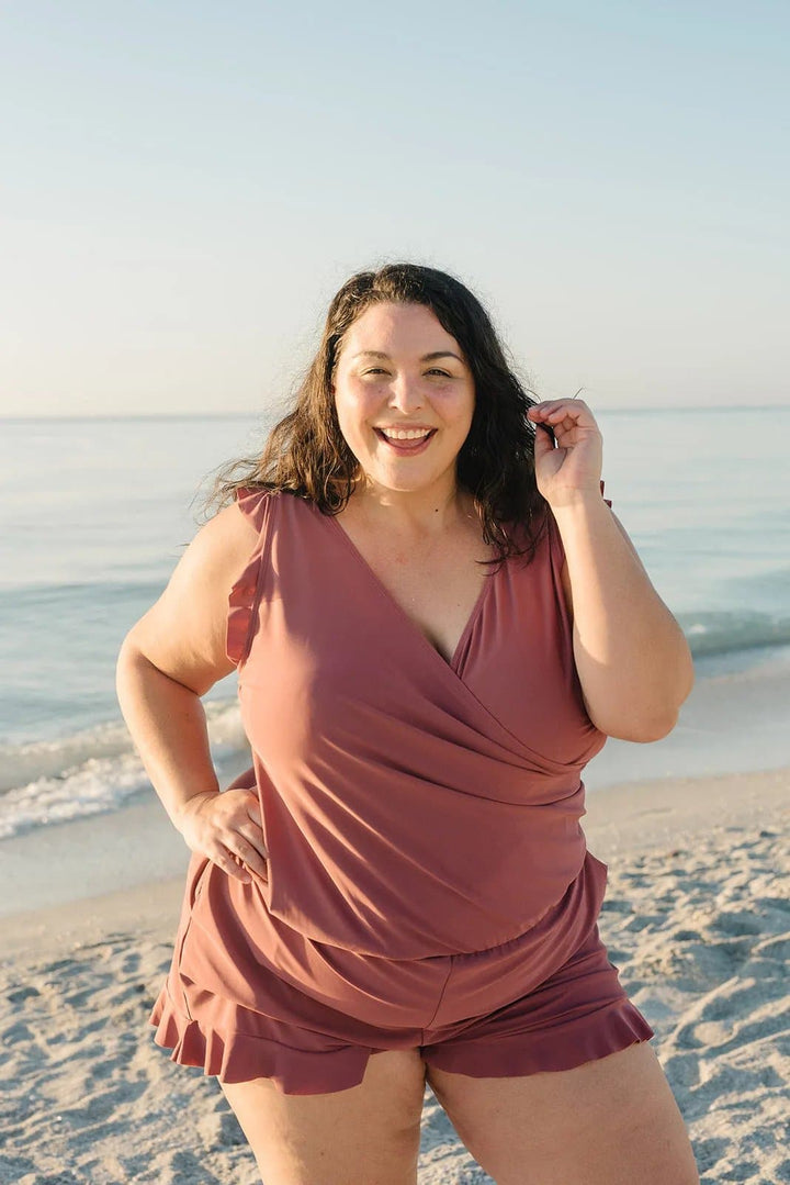 Stylish Nola one-piece swimwear, offering comfort fit & quick dry. Essential women's beachwear for summer.