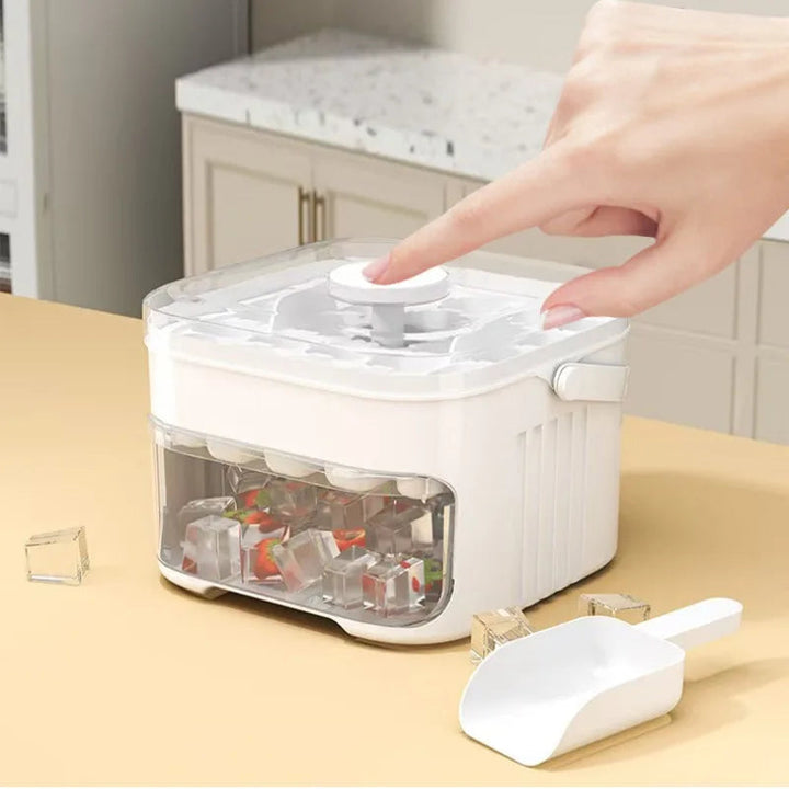 Practical home kitchen ice tray for freezer, a perfect drink accessory for everyday use & entertaining.