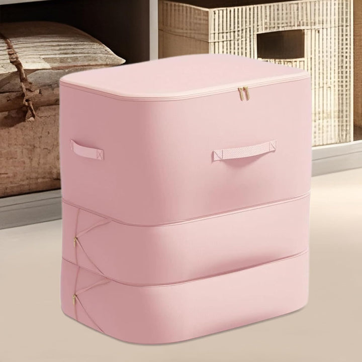 Dustproof large storage bag for comforters, designed with convenient self-compression