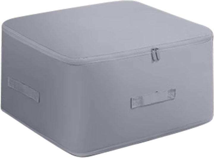 Spacious dustproof comforter storage bag, features innovative self-compression technology