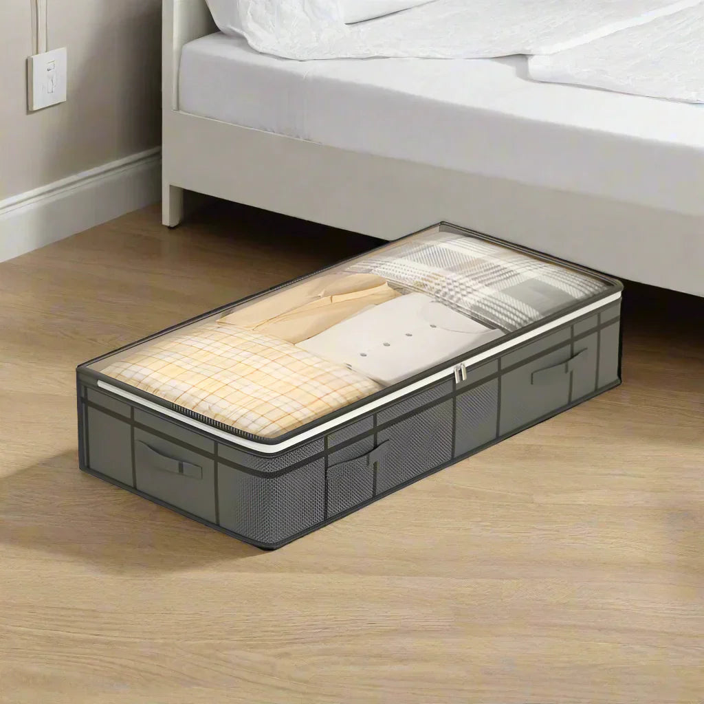 Durable foldable storage bag by Nova for seasonal clothes and quilt organization.