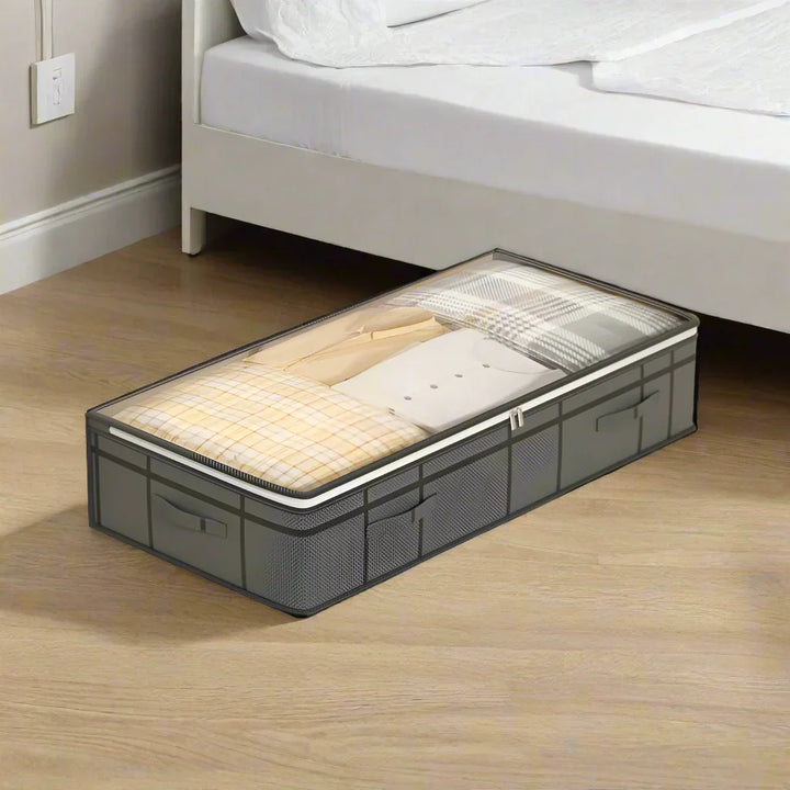 Durable foldable storage bag by Nova for seasonal clothes and quilt organization.