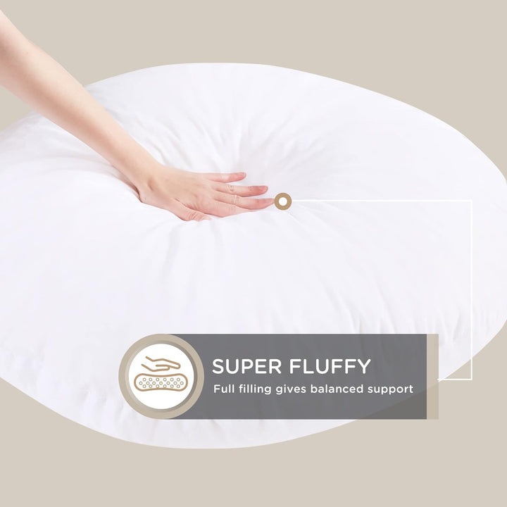Plush round memory foam cushion, perfect for yoga and deep meditation practice.