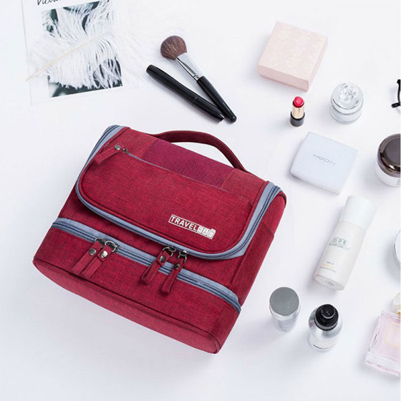 Unisex large-capacity wash bag and travel organizer. Durable, waterproof with multi-compartment design.