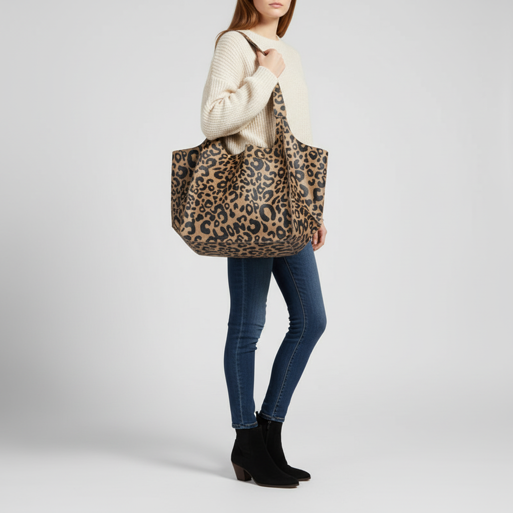Eco-conscious FlexiCarry women's tote bag in durable vegan leather, versatile design