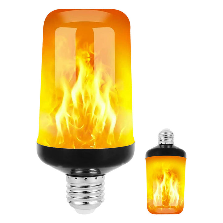LED Flame Effect Party Lamp in E27 base, realistic flickering fire light for home mood decor