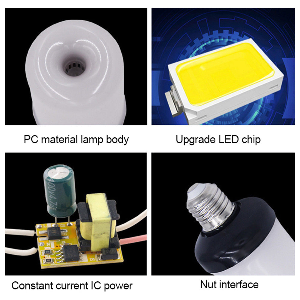 Flickering LED Flame Light Bulb, E14 base, casting a cozy, romantic glow in a room