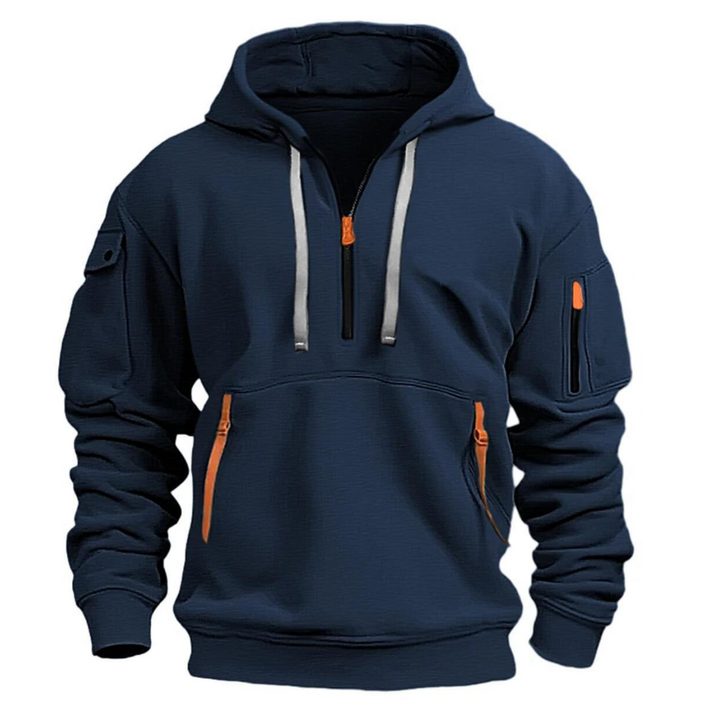 Levi's Men's Cozy Relaxed Fit Hoodie, perfect for casual everyday comfort and style.