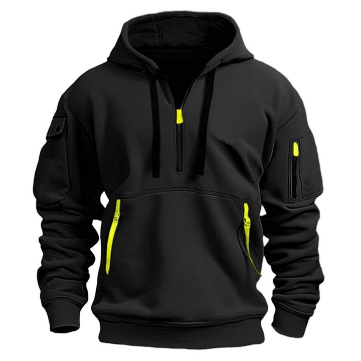 Stylish Levi's men's relaxed fit hoodie, offering cozy comfort and casual everyday style. Pullover design.