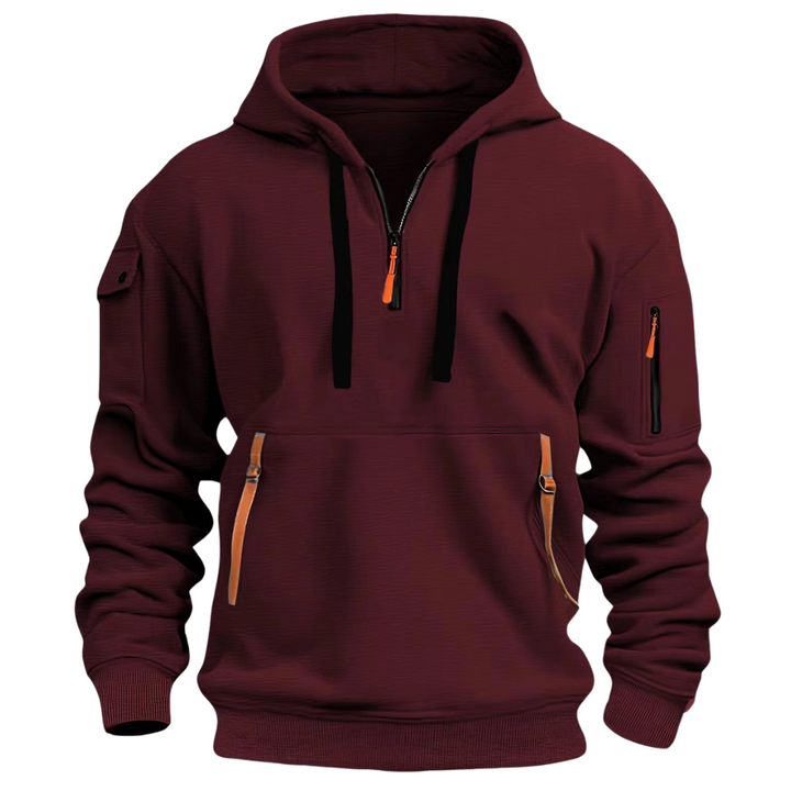 Soft Levi's men's hooded sweatshirt with a relaxed fit, ideal for cozy everyday comfort and casual fashion.
