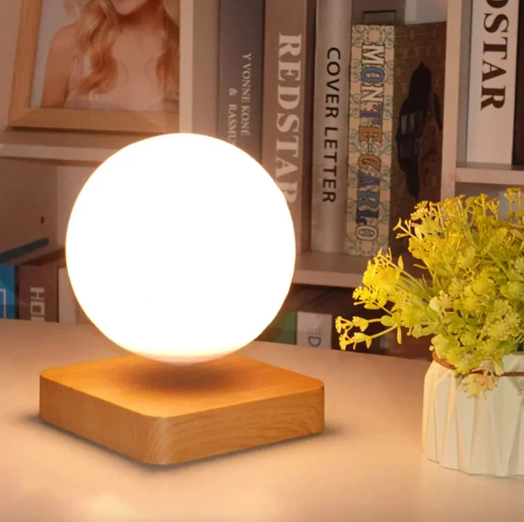 Levitating Moon Lamp: Enchanting floating celestial decor light for modern homes, creating unique home ambiance.