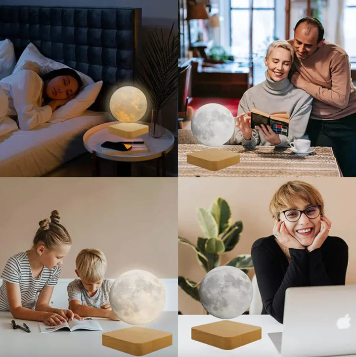 Experience magic with this Floating Moon Lamp, a levitating light bringing enchanting celestial decor & home ambiance.