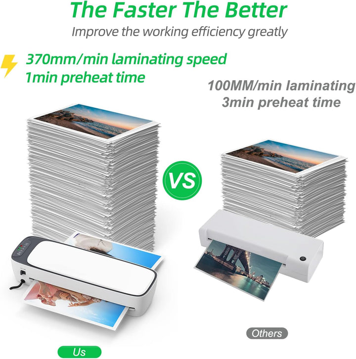 Versatile A3 laminator kit, perfect for professional document finishing and office organization