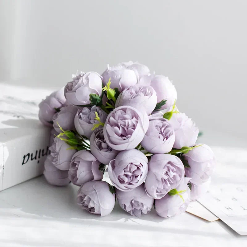 Premium quality silk peony blooms, a timeless gift & low-maintenance decor.