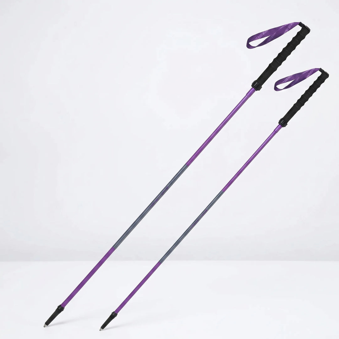 Versatile unisex trekking pole, quick-lock folding design, perfect lightweight hiking gear for any trail.