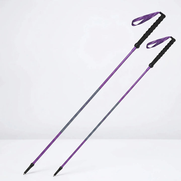 Versatile unisex trekking pole, quick-lock folding design, perfect lightweight hiking gear for any trail.