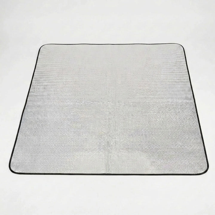 Reflective, foldable camping mat for outdoor comfort & insulation. Lightweight sleeping pad for hiking & picnic.