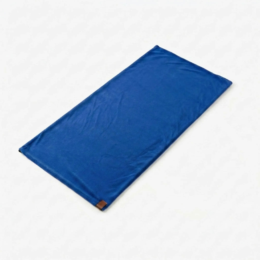Unisex envelope sleeping bag liner, ideal for camping, backpacking, and outdoor adventures.